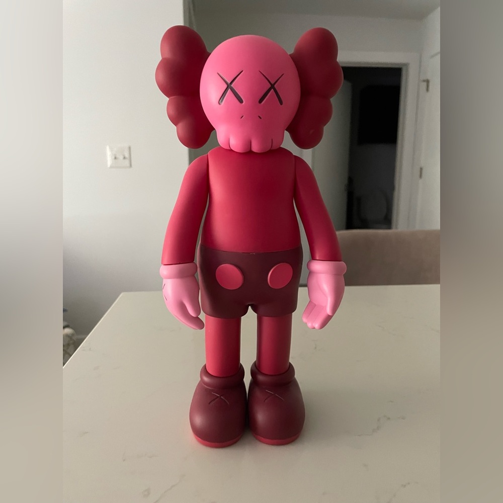KAWS Red blush companion